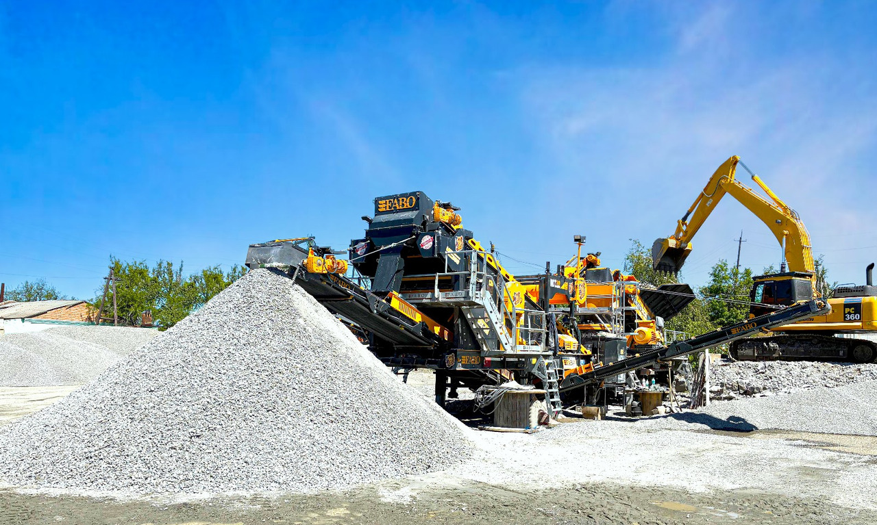 FABO Mobile crusher - Mobil törőgép: 3 kép. FABO Mobile crusher - Mobil törőgép: 3 kép.