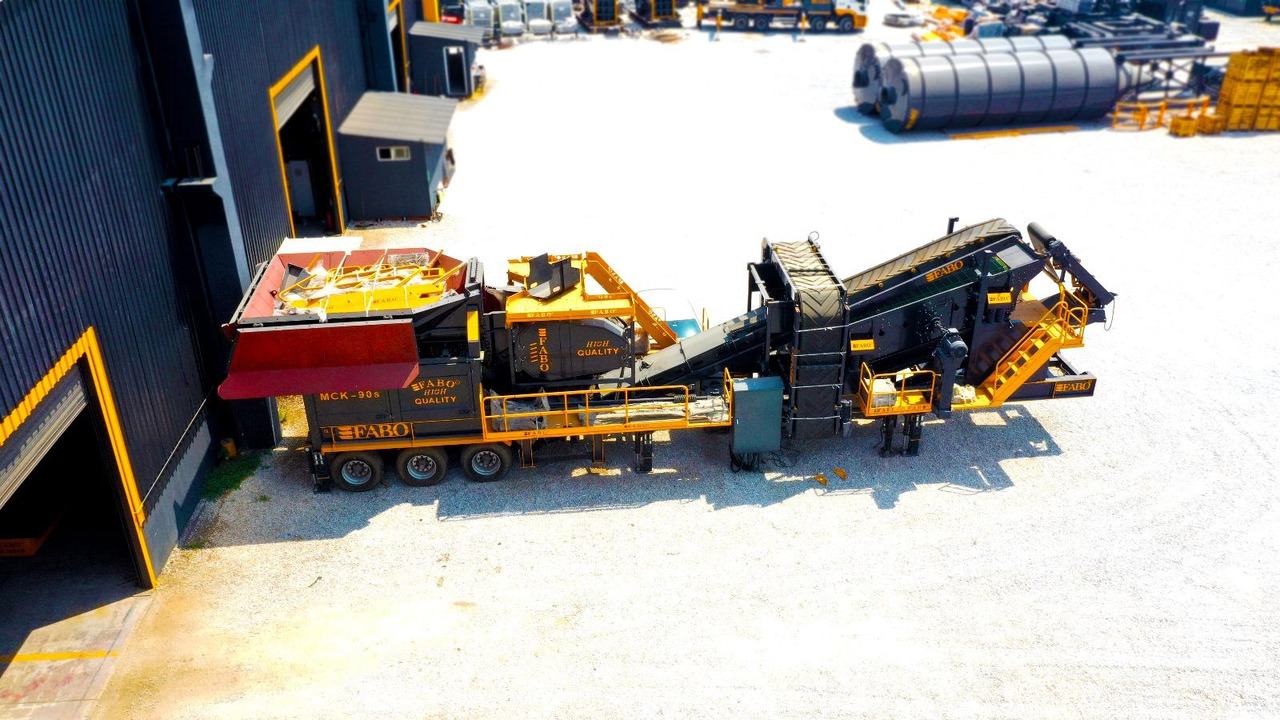FABO Mobile crusher - Mobil törőgép: 4 kép. FABO Mobile crusher - Mobil törőgép: 4 kép.