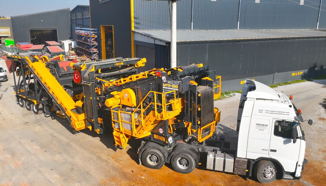 FABO Mobile crusher - Mobil törőgép: 1 kép. FABO Mobile crusher - Mobil törőgép: 1 kép.