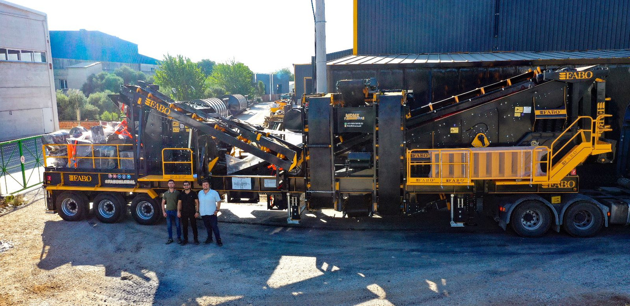 FABO Mobile crusher - Mobil törőgép: 4 kép. FABO Mobile crusher - Mobil törőgép: 4 kép.
