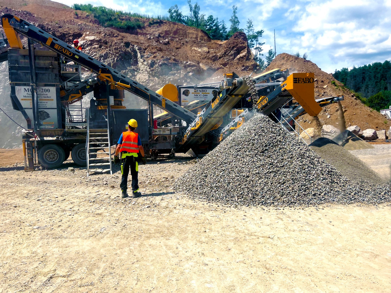 FABO Mobile crusher - Mobil törőgép: 5 kép. FABO Mobile crusher - Mobil törőgép: 5 kép.
