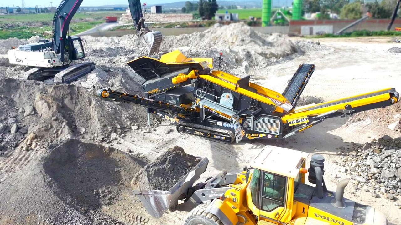 FABO Mobile crusher - Mobil törőgép: 4 kép. FABO Mobile crusher - Mobil törőgép: 4 kép.