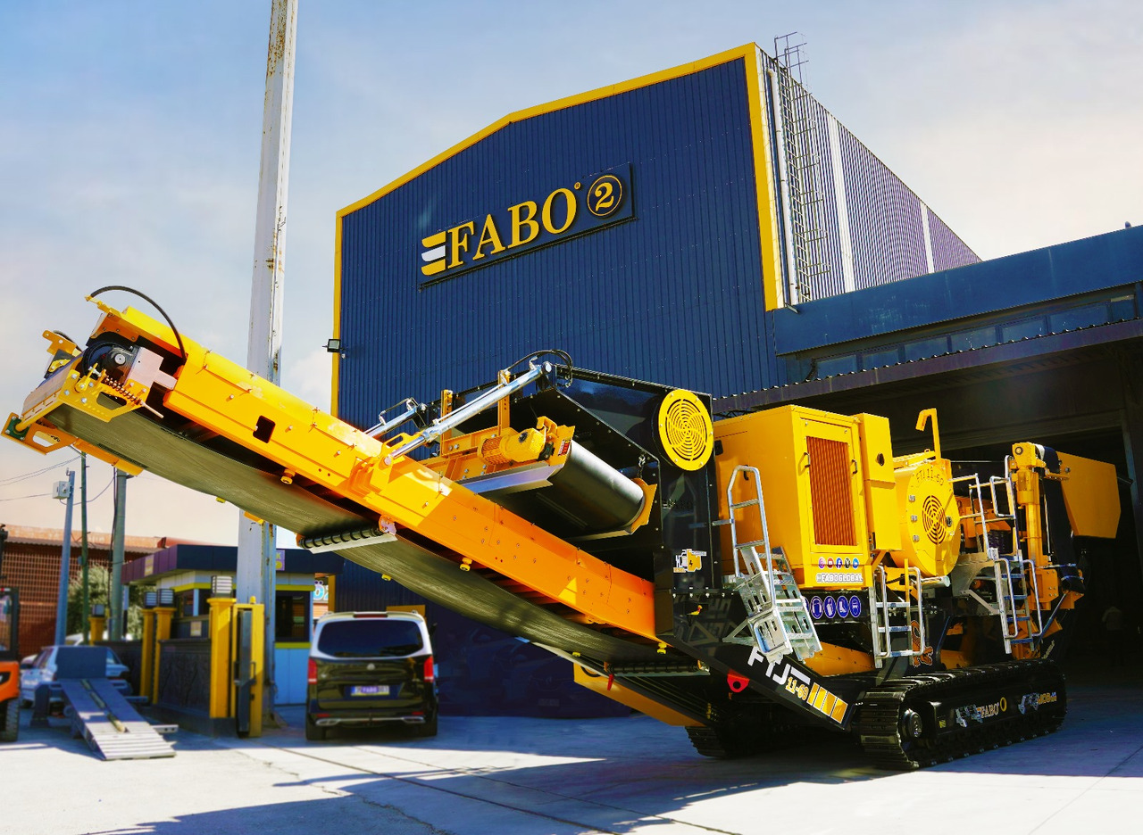 FABO Mobile crusher - Mobil törőgép: 3 kép. FABO Mobile crusher - Mobil törőgép: 3 kép.