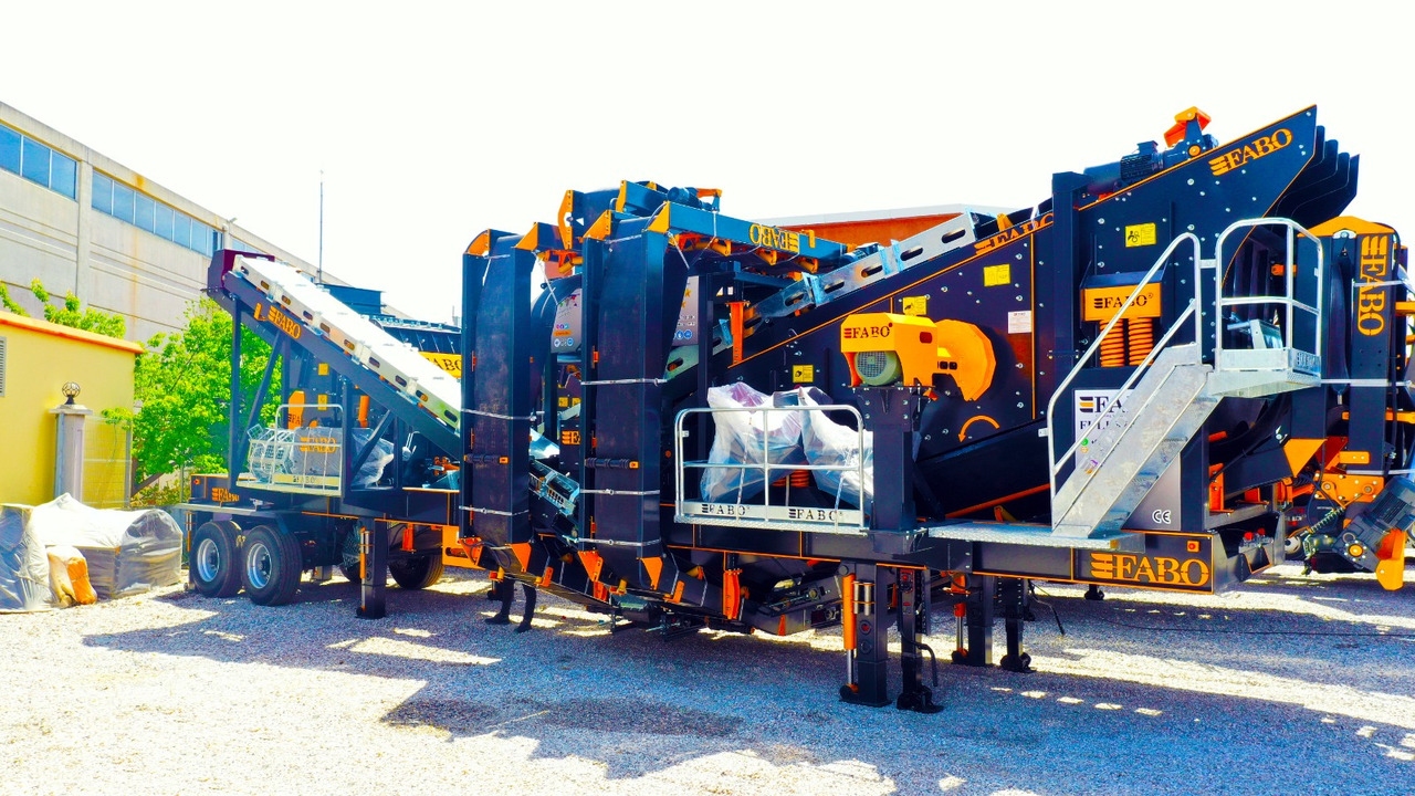 FABO Mobile crusher - Mobil törőgép: 5 kép. FABO Mobile crusher - Mobil törőgép: 5 kép.