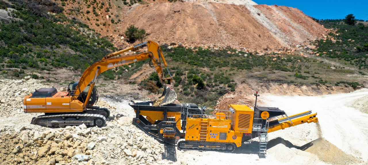 Új Mobil törőgép FABO Mobile crusher: 9 kép. Új Mobil törőgép FABO Mobile crusher: 9 kép.