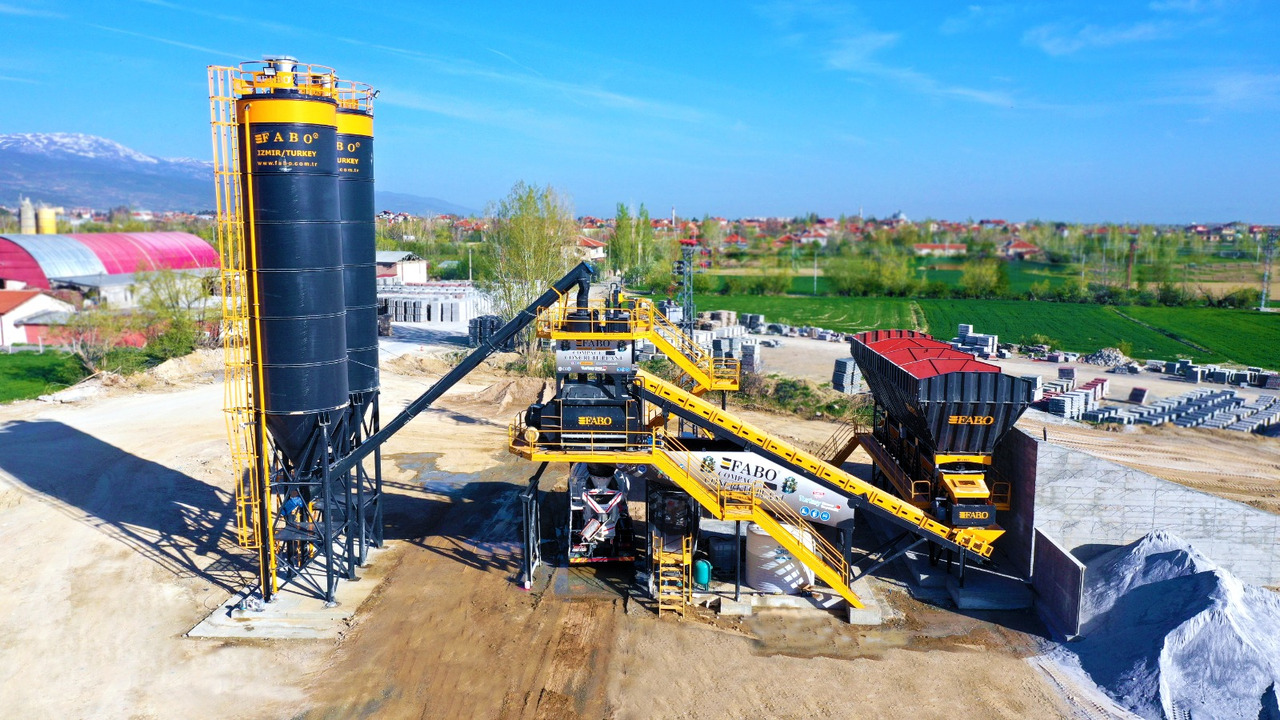 FABO compact concrete plant - Betonüzem: 5 kép. FABO compact concrete plant - Betonüzem: 5 kép.