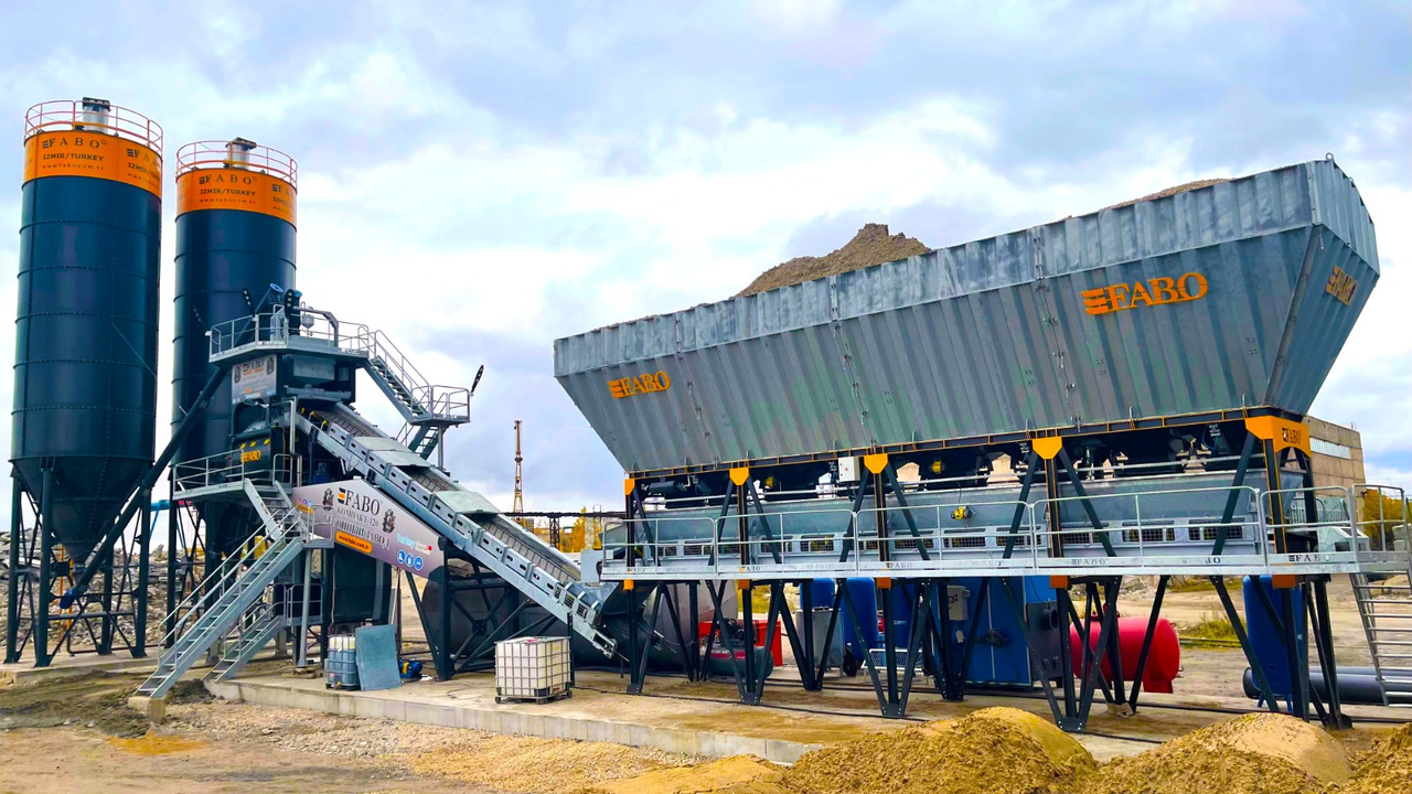 FABO compact concrete plant - Betonüzem: 1 kép. FABO compact concrete plant - Betonüzem: 1 kép.