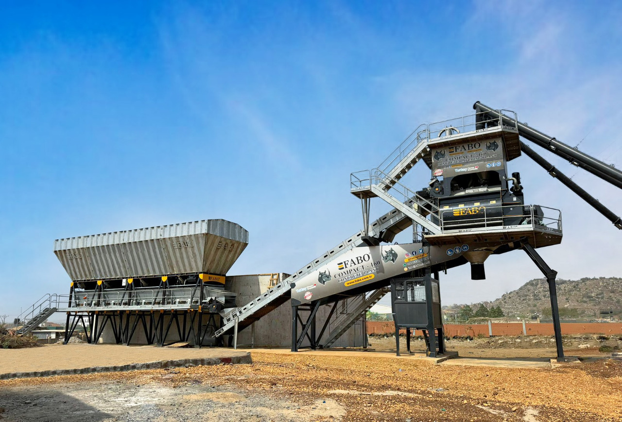 FABO compact concrete plant - Betonüzem: 5 kép. FABO compact concrete plant - Betonüzem: 5 kép.