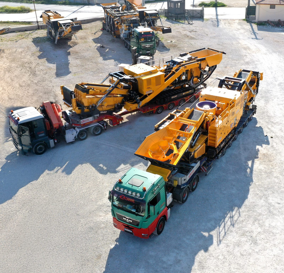 Új Törőgép FABO crawler crusher: 11 kép.