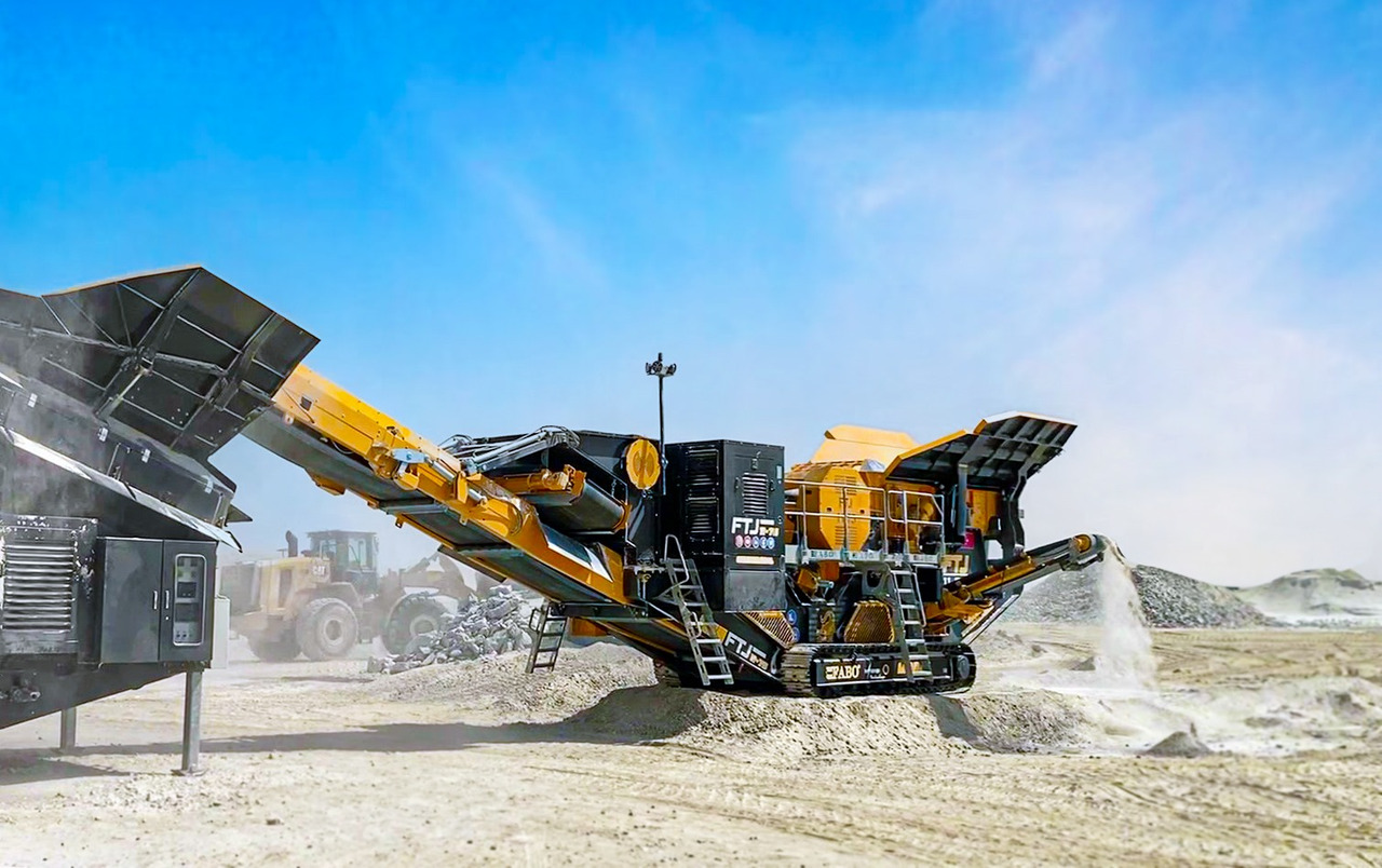 Új Osztályozó berendezés FABO crawler screen: 9 kép.