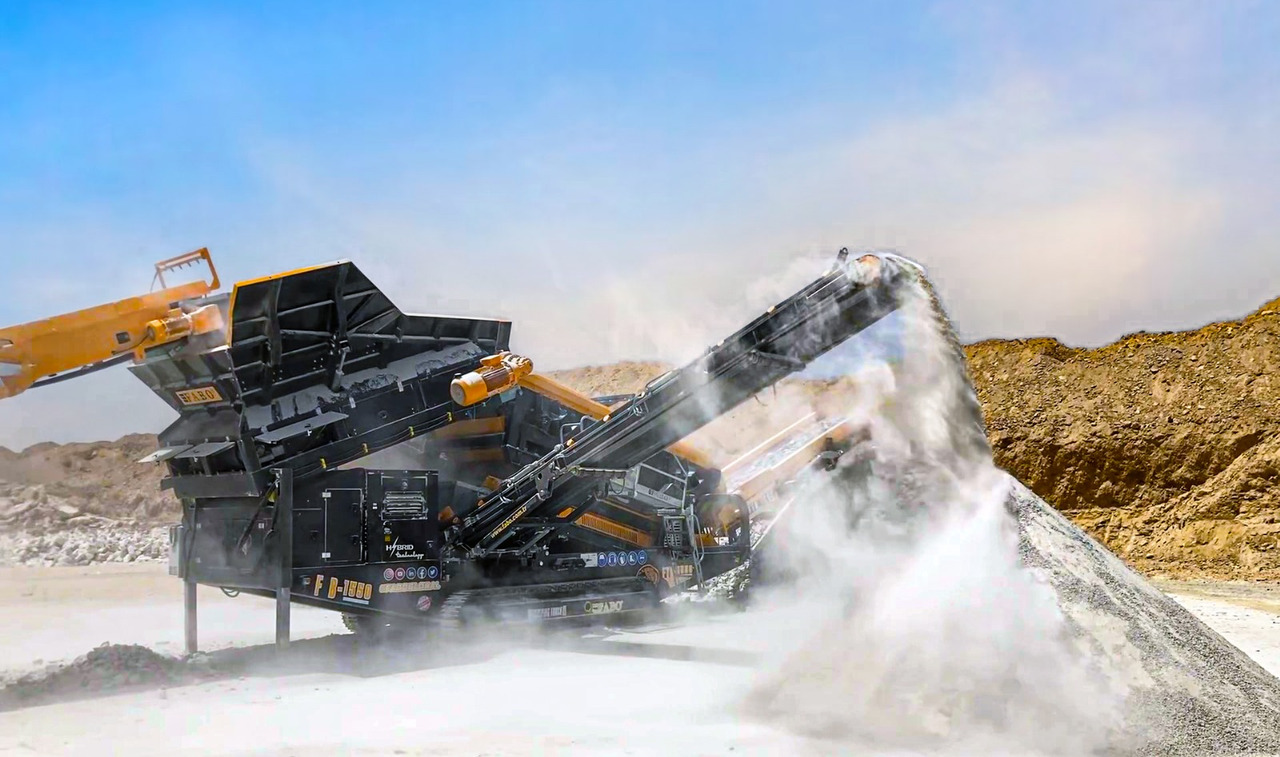 Új Osztályozó berendezés FABO crawler screen: 11 kép.