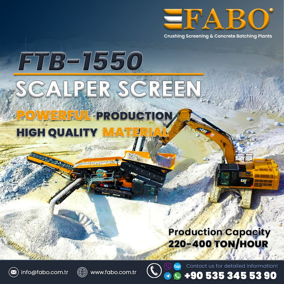 FABO mining machinery - crushing plant - Bányászati gépek: 1 kép. FABO mining machinery - crushing plant - Bányászati gépek: 1 kép.