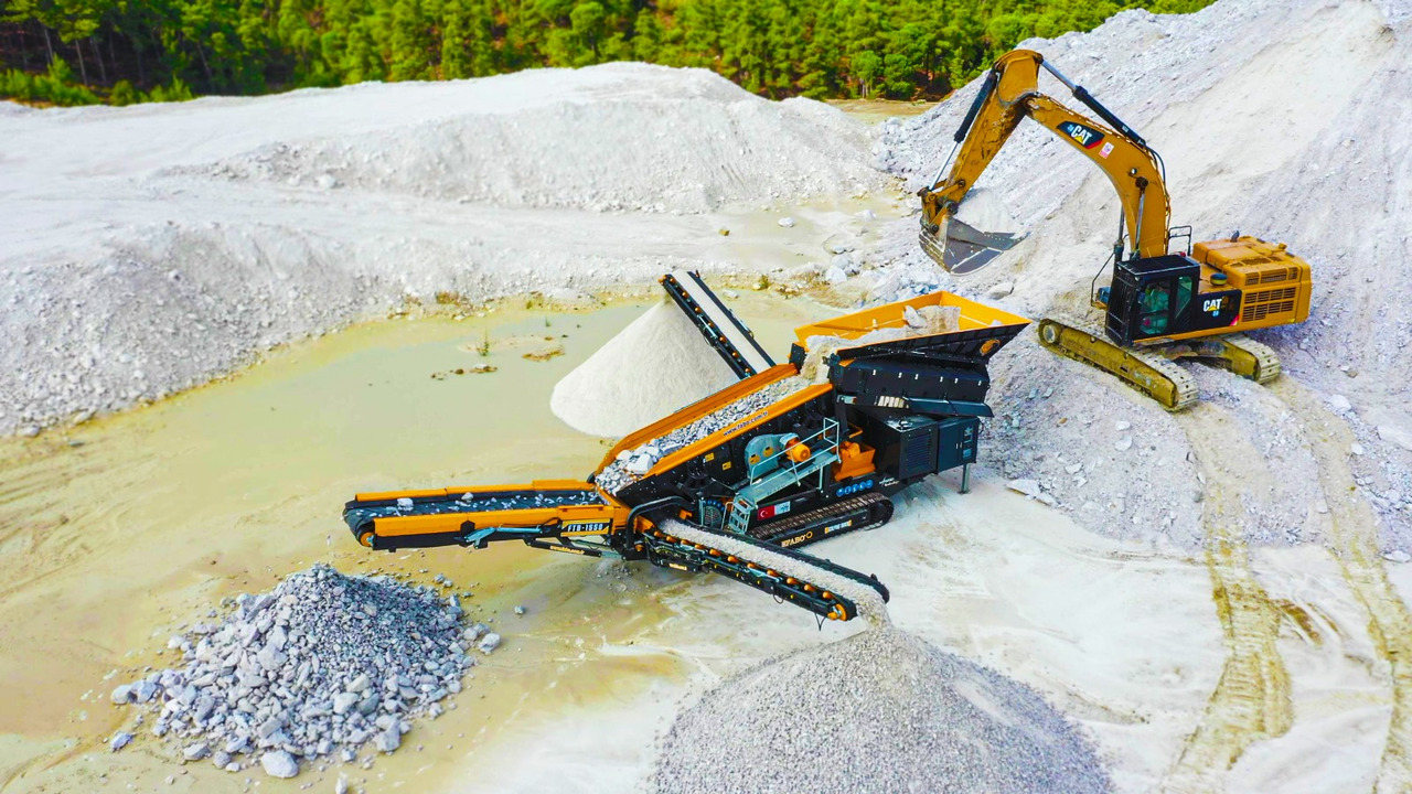 FABO mining machinery - crushing plant - Bányászati gépek: 2 kép. FABO mining machinery - crushing plant - Bányászati gépek: 2 kép.