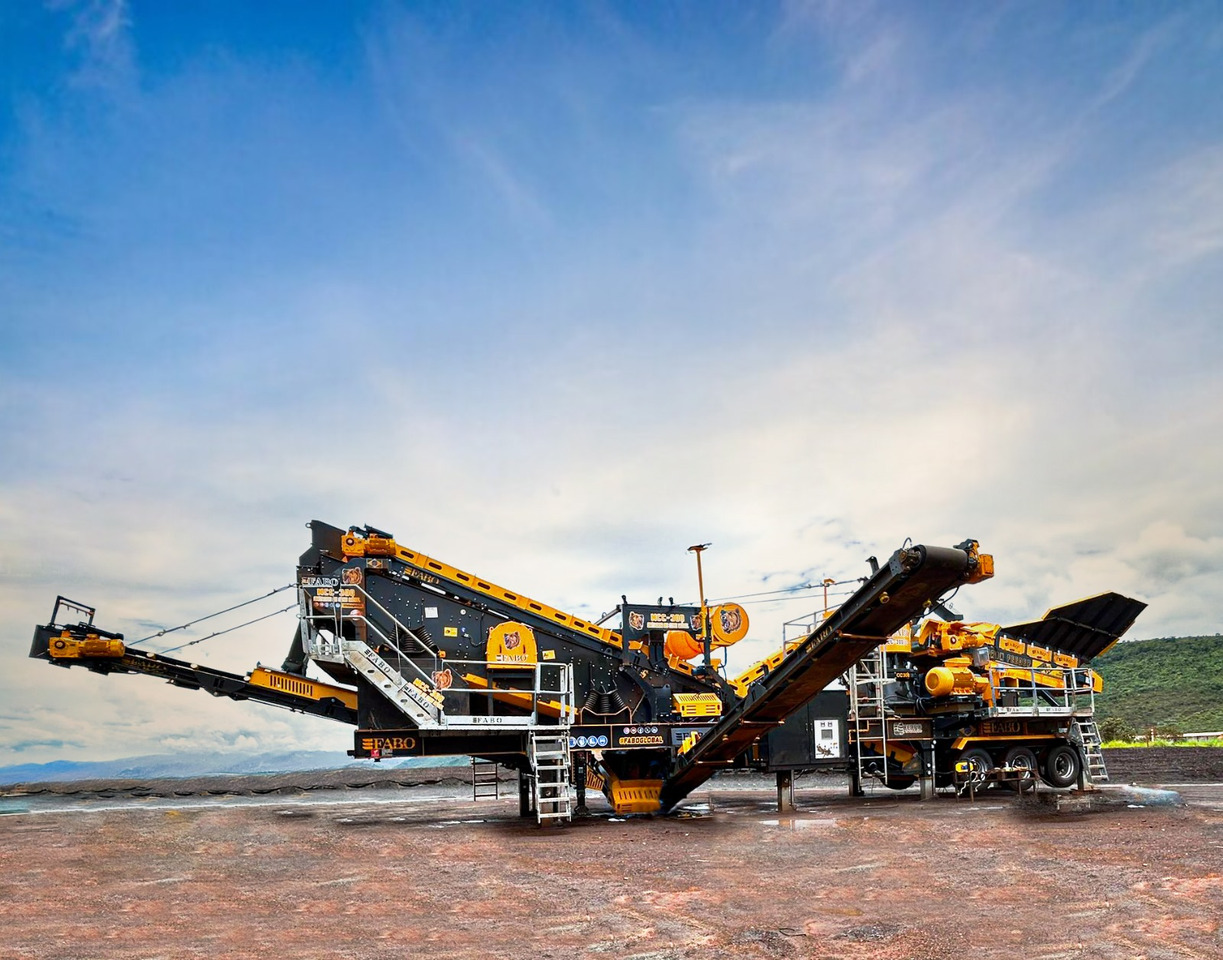 FABO mobile cone crusher - Kúpos törő: 3 kép. FABO mobile cone crusher - Kúpos törő: 3 kép.