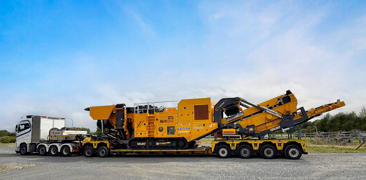 FABO mobile impact crusher - Röpítő törő: 2 kép. FABO mobile impact crusher - Röpítő törő: 2 kép.