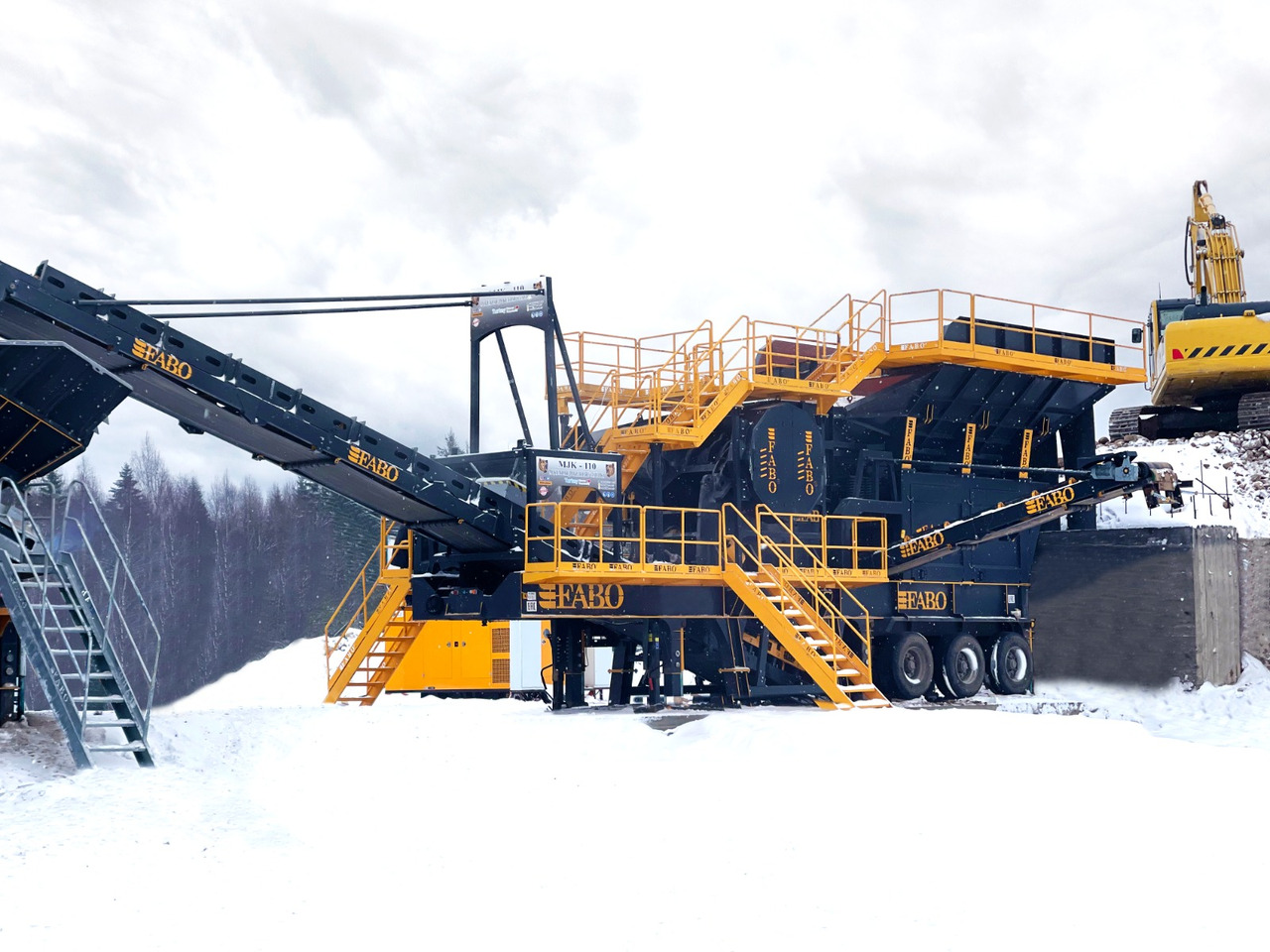 Új Pofás törő FABO mobile jaw crusher: 11 kép. Új Pofás törő FABO mobile jaw crusher: 11 kép.