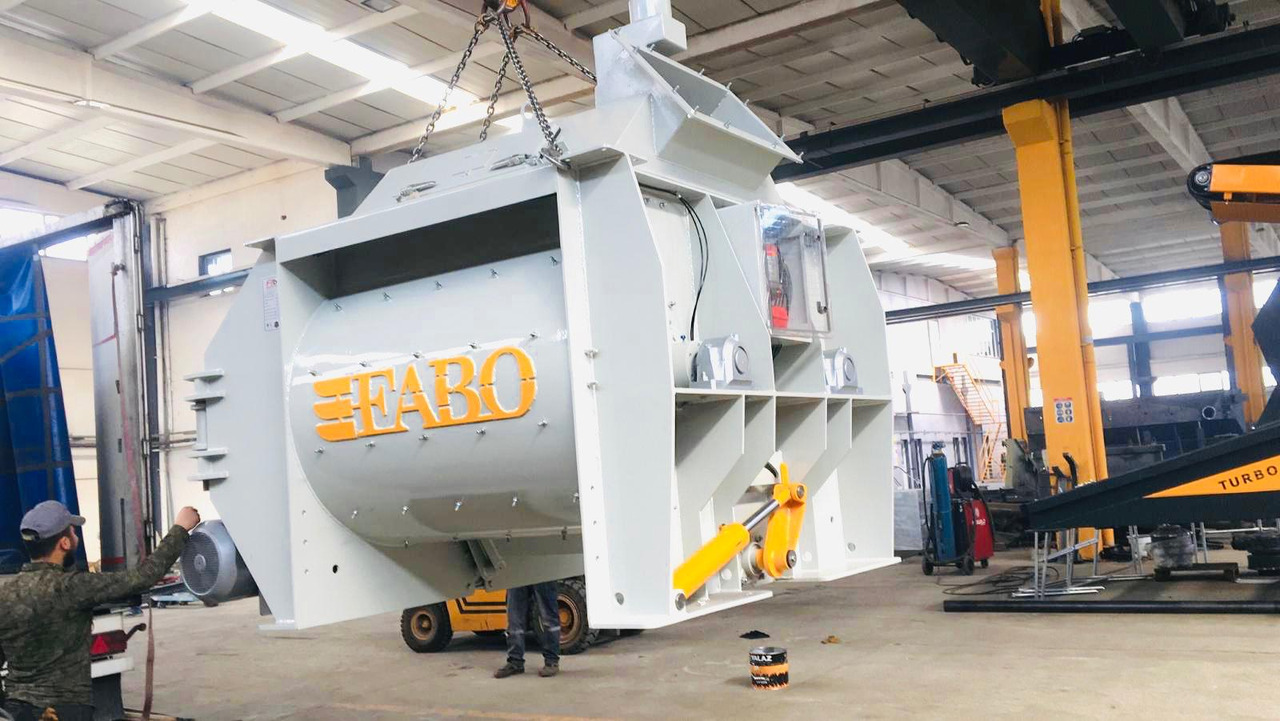 Új Betonkeverő FABO twin shaft mixer: 1 kép.