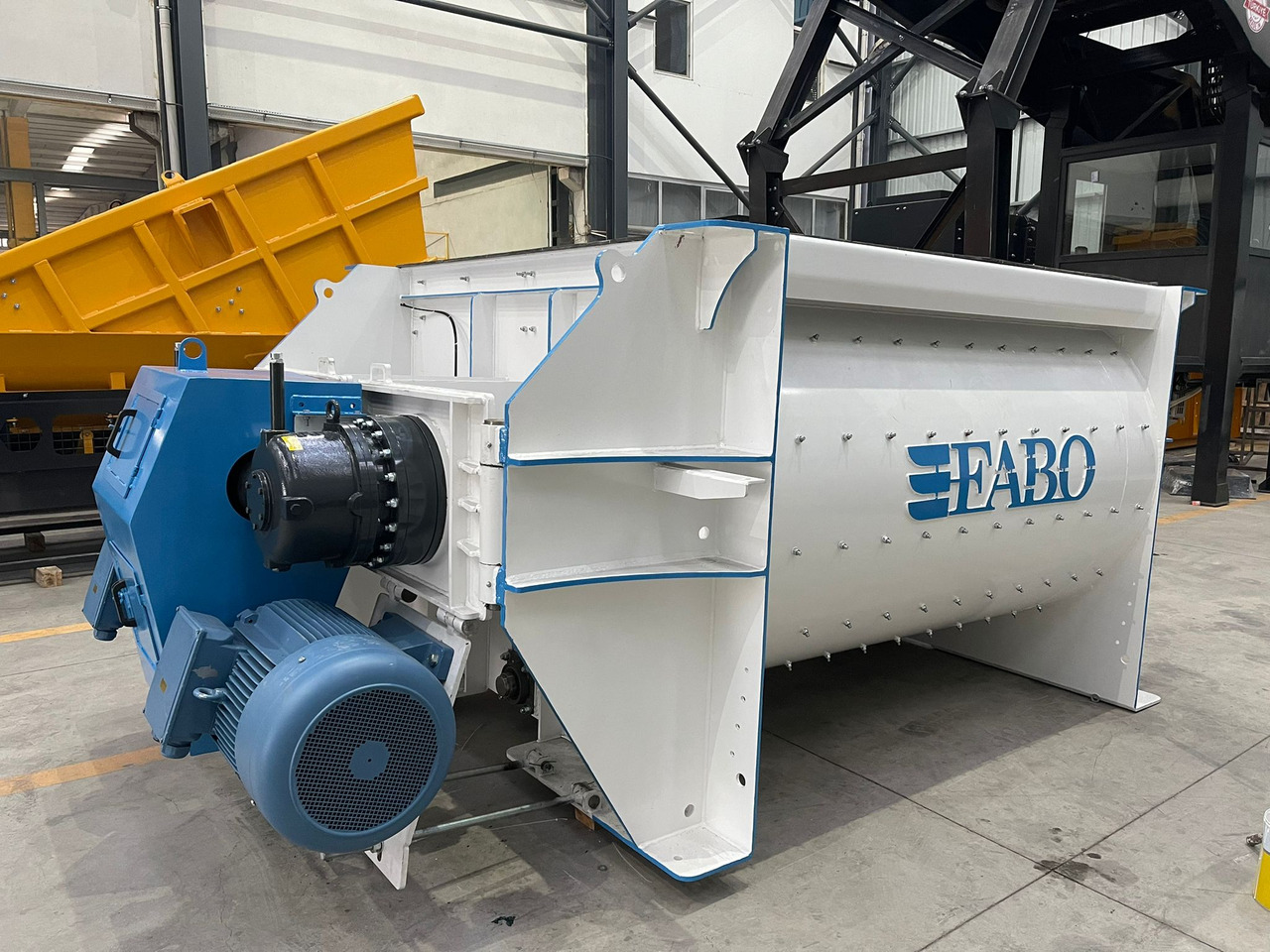 FABO twin shaft mixer - Betonkeverő: 1 kép. FABO twin shaft mixer - Betonkeverő: 1 kép.