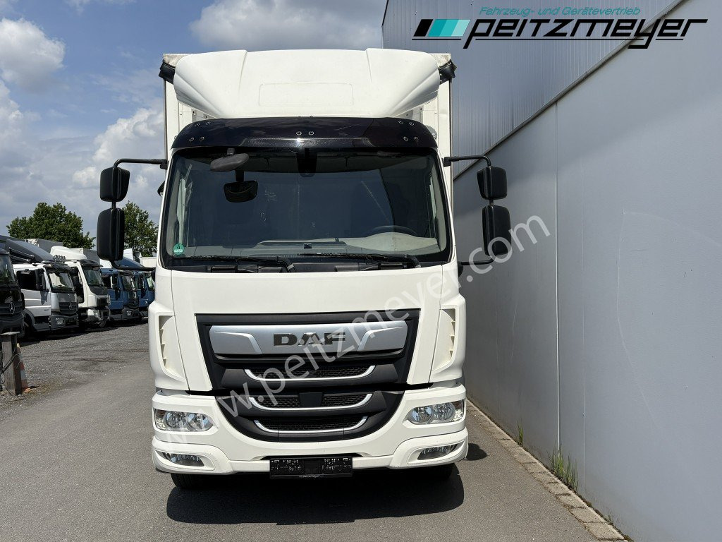 DAF LF 16.290 FL Pritsche + LBW 1,5 t. NL 9 t. - Ponyvás teherautó: 5 kép. DAF LF 16.290 FL Pritsche + LBW 1,5 t. NL 9 t. - Ponyvás teherautó: 5 kép.
