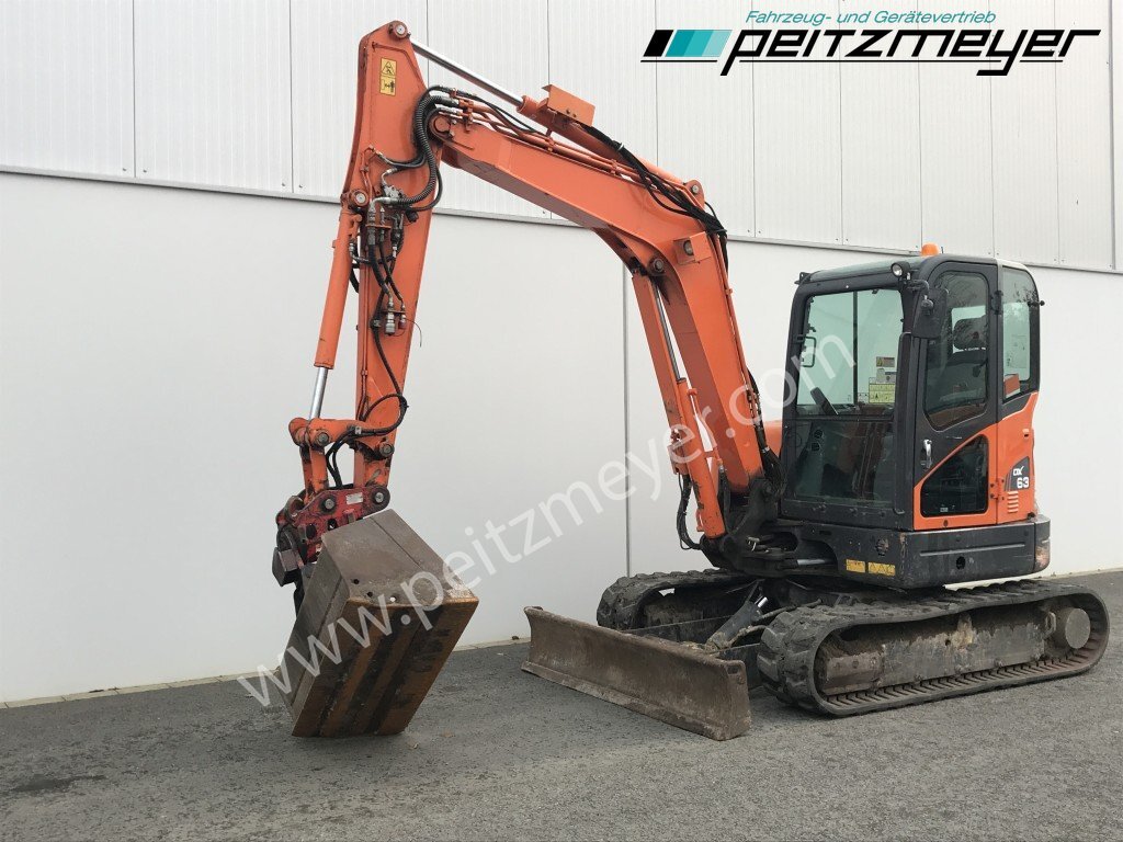 Doosan Kettenbagger DX 63-3 PowerTilt 070 , MS 03, mehrfach vorhanden - Minikotró: 1 kép. Doosan Kettenbagger DX 63-3 PowerTilt 070 , MS 03, mehrfach vorhanden - Minikotró: 1 kép.