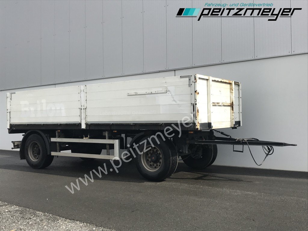 HEUSER 2 Achs Anhänger Baustoffanhänger - Platós pótkocsi: 4 kép. HEUSER 2 Achs Anhänger Baustoffanhänger - Platós pótkocsi: 4 kép.
