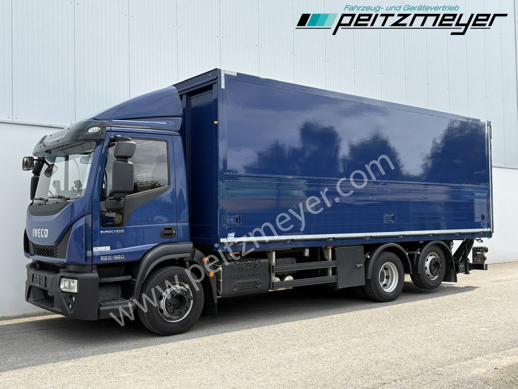 Iveco Eurocargo 220E32 6x2, Klima, 2x AHK, LBW, Böse - Italszállító teherautó: 1 kép. Iveco Eurocargo 220E32 6x2, Klima, 2x AHK, LBW, Böse - Italszállító teherautó: 1 kép.