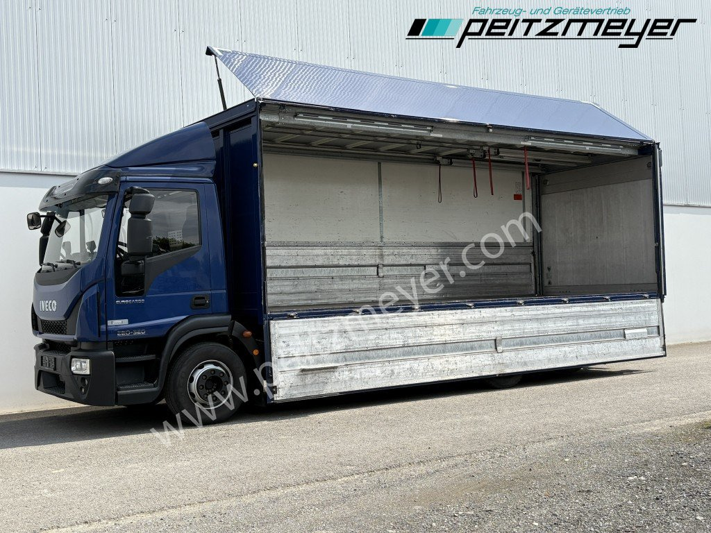 Iveco Eurocargo 220E32 6x2, Klima, 2x AHK, LBW, Böse - Italszállító teherautó: 2 kép. Iveco Eurocargo 220E32 6x2, Klima, 2x AHK, LBW, Böse - Italszállító teherautó: 2 kép.