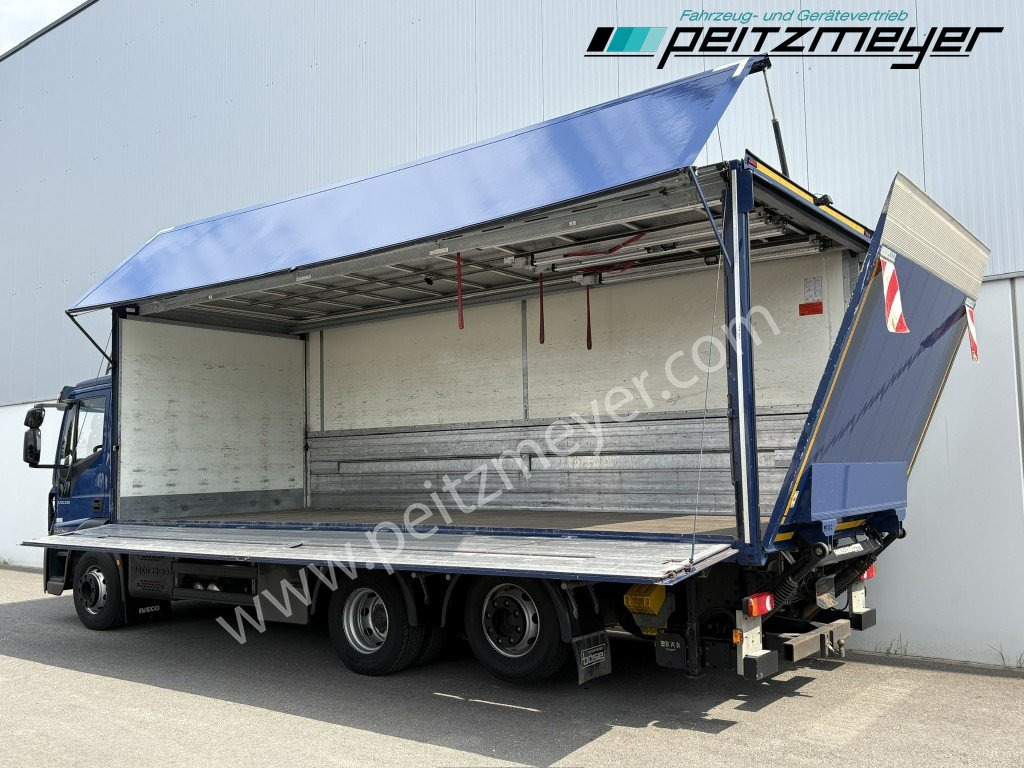 Iveco Eurocargo 220E32 6x2, Klima, 2x AHK, LBW, Böse - Italszállító teherautó: 4 kép. Iveco Eurocargo 220E32 6x2, Klima, 2x AHK, LBW, Böse - Italszállító teherautó: 4 kép.