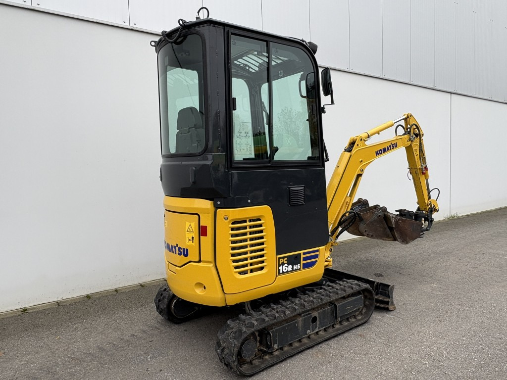 KOMATSU MINIBAGGER PC 16 R-3HS Powertilt 20,40,100 Löffel - Minikotró: 4 kép. KOMATSU MINIBAGGER PC 16 R-3HS Powertilt 20,40,100 Löffel - Minikotró: 4 kép.