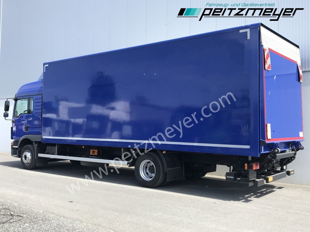MAN TGM 15.250 BL, Klima+Standklima, LBW, AHK Schaltgetriebe, Scheckheft - Dobozos felépítményű teherautó: 4 kép. MAN TGM 15.250 BL, Klima+Standklima, LBW, AHK Schaltgetriebe, Scheckheft - Dobozos felépítményű teherautó: 4 kép.
