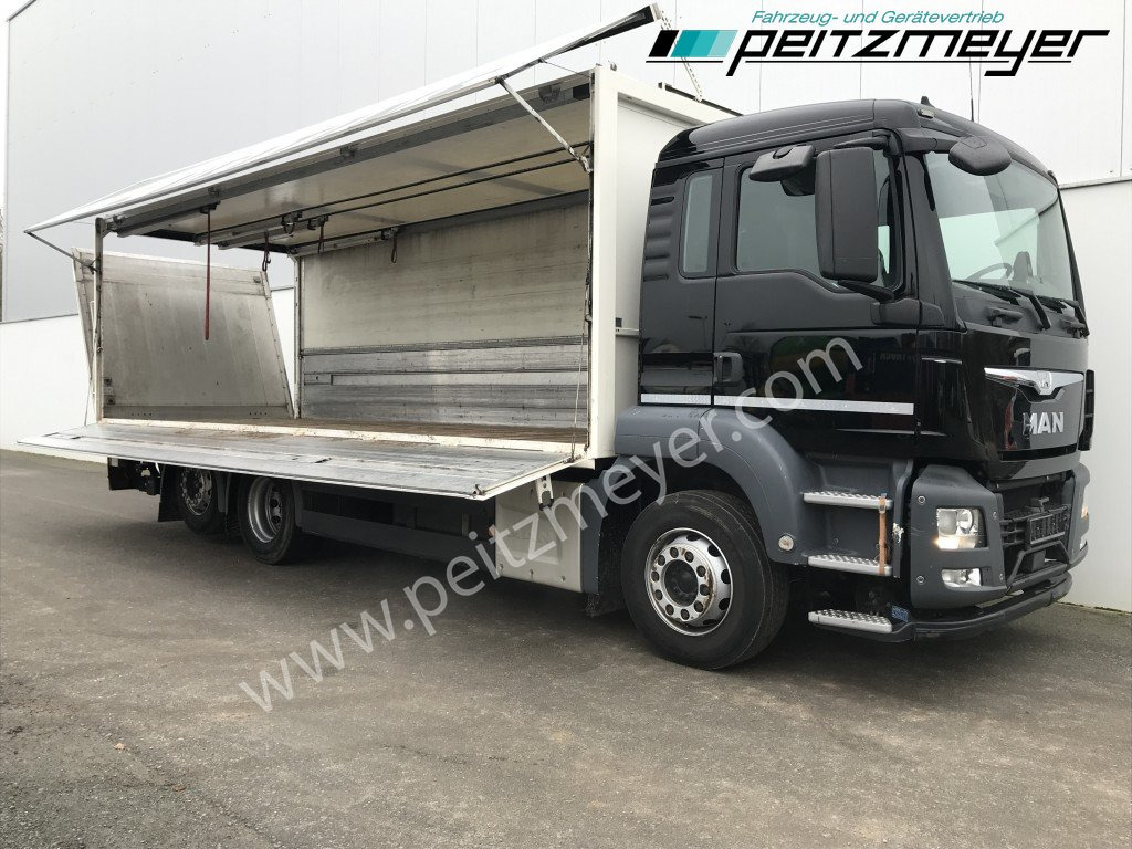 MAN TGS 26.360 FL Ewers Getränke + LBW 2 x AHK, Lenkachse, Kupplung neu - Italszállító teherautó: 2 kép. MAN TGS 26.360 FL Ewers Getränke + LBW 2 x AHK, Lenkachse, Kupplung neu - Italszállító teherautó: 2 kép.