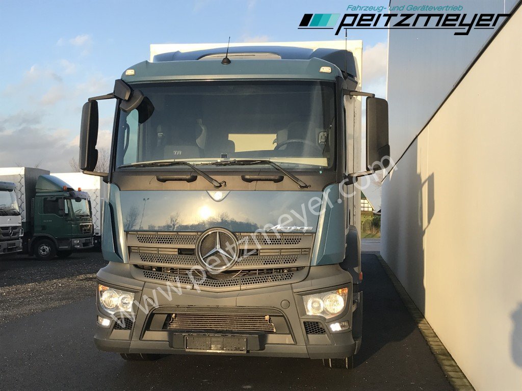 MERCEDES-BENZ Actros 1833 L Koffer+LBW, EU 6 Motor neu bei 594 tkm - Dobozos felépítményű teherautó: 5 kép. MERCEDES-BENZ Actros 1833 L Koffer+LBW, EU 6 Motor neu bei 594 tkm - Dobozos felépítményű teherautó: 5 kép.