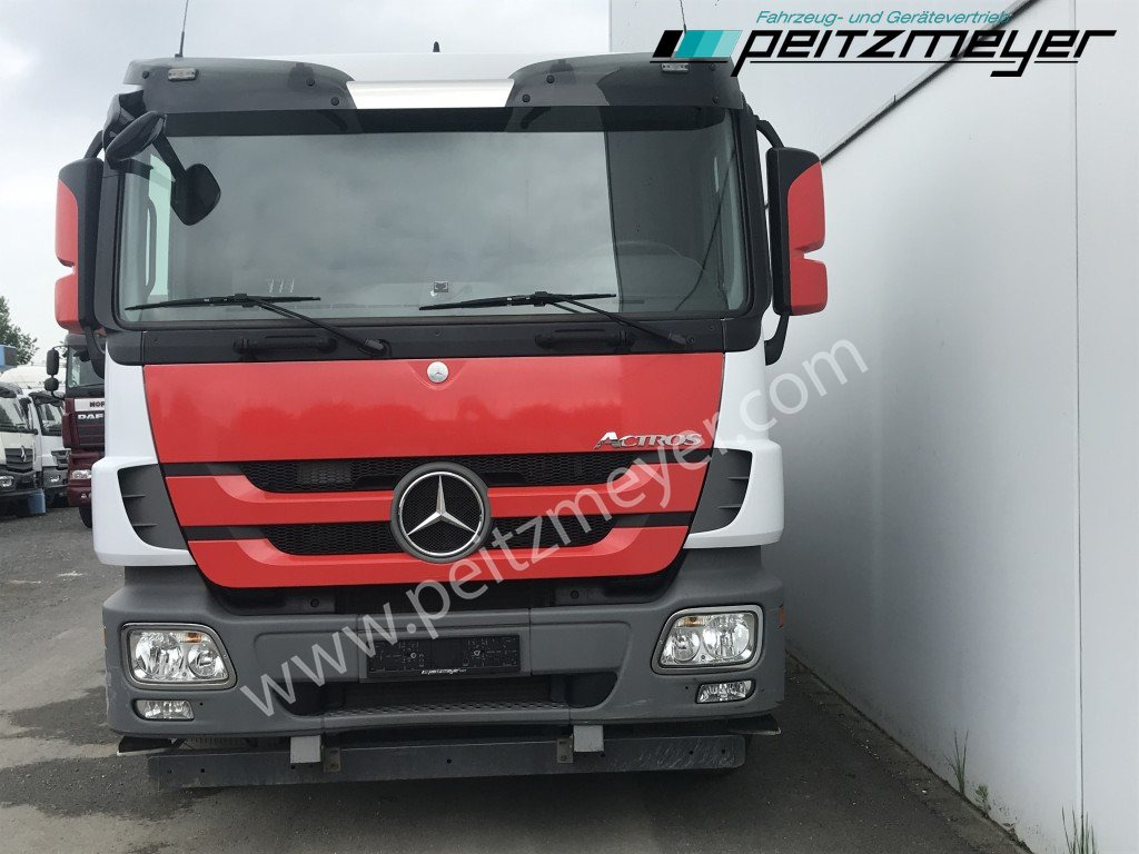 MERCEDES-BENZ Actros 2536 LL Pritsche HMF Heckkran m. Zange Baustoff - Platós teherautó, Darus autó: 5 kép. MERCEDES-BENZ Actros 2536 LL Pritsche HMF Heckkran m. Zange Baustoff - Platós teherautó, Darus autó: 5 kép.