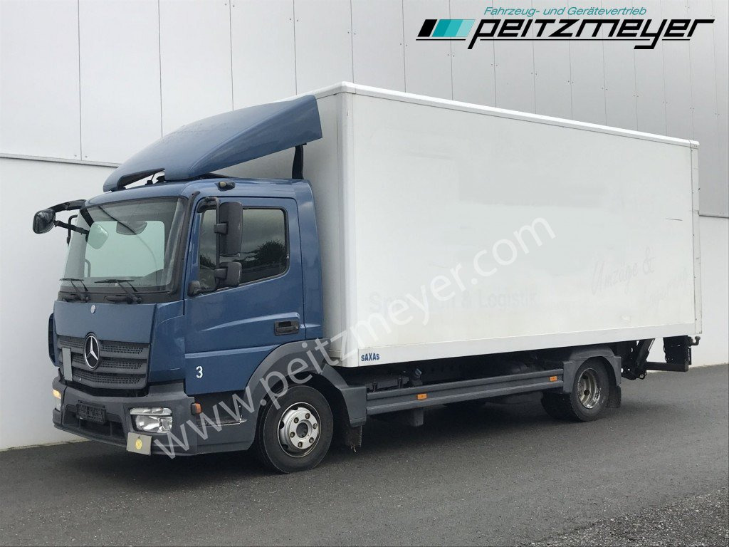 MERCEDES-BENZ Atego 818 L Koffer + LBW Euro 6, Klima, AHK, - Dobozos felépítményű teherautó: 1 kép. MERCEDES-BENZ Atego 818 L Koffer + LBW Euro 6, Klima, AHK, - Dobozos felépítményű teherautó: 1 kép.