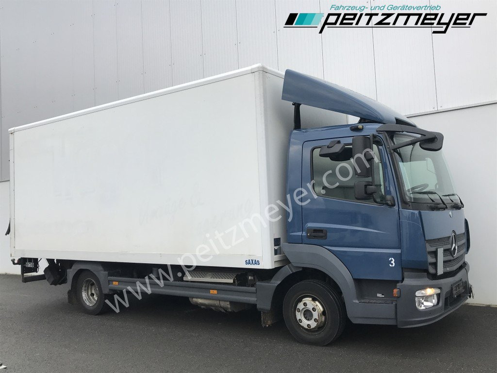 MERCEDES-BENZ Atego 818 L Koffer + LBW Euro 6, Klima, AHK, - Dobozos felépítményű teherautó: 2 kép. MERCEDES-BENZ Atego 818 L Koffer + LBW Euro 6, Klima, AHK, - Dobozos felépítményű teherautó: 2 kép.