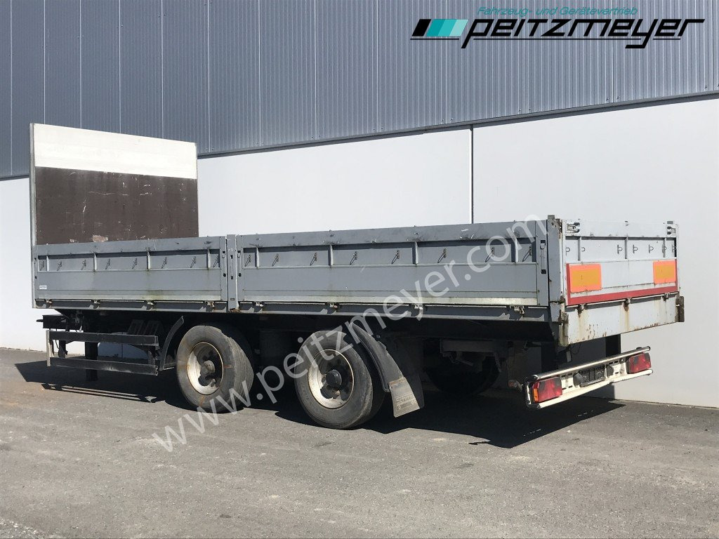 SCHMIDT,HAGEN Tandemanhänger TPT/13/E/6,5 Liftachse, auflastbar auf 18 t. - Platós pótkocsi: 2 kép. SCHMIDT,HAGEN Tandemanhänger TPT/13/E/6,5 Liftachse, auflastbar auf 18 t. - Platós pótkocsi: 2 kép.
