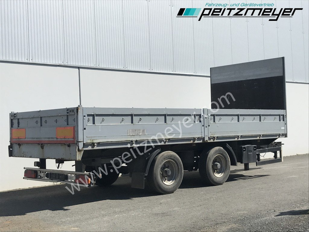 SCHMIDT,HAGEN Tandemanhänger TPT/13/E/6,5 Liftachse, auflastbar auf 18 t. - Platós pótkocsi: 1 kép. SCHMIDT,HAGEN Tandemanhänger TPT/13/E/6,5 Liftachse, auflastbar auf 18 t. - Platós pótkocsi: 1 kép.