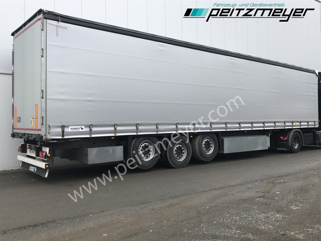 SCHMITZ SCS verzinkt, Edscha, 2 x Liftachse, Palettenk. - Ponyvás félpótkocsi: 1 kép. SCHMITZ SCS verzinkt, Edscha, 2 x Liftachse, Palettenk. - Ponyvás félpótkocsi: 1 kép.