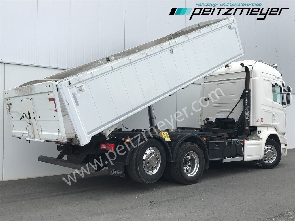 Scania R 520, V8-Motor, Retarder - Billenőplatós teherautó: 3 kép. Scania R 520, V8-Motor, Retarder - Billenőplatós teherautó: 3 kép.