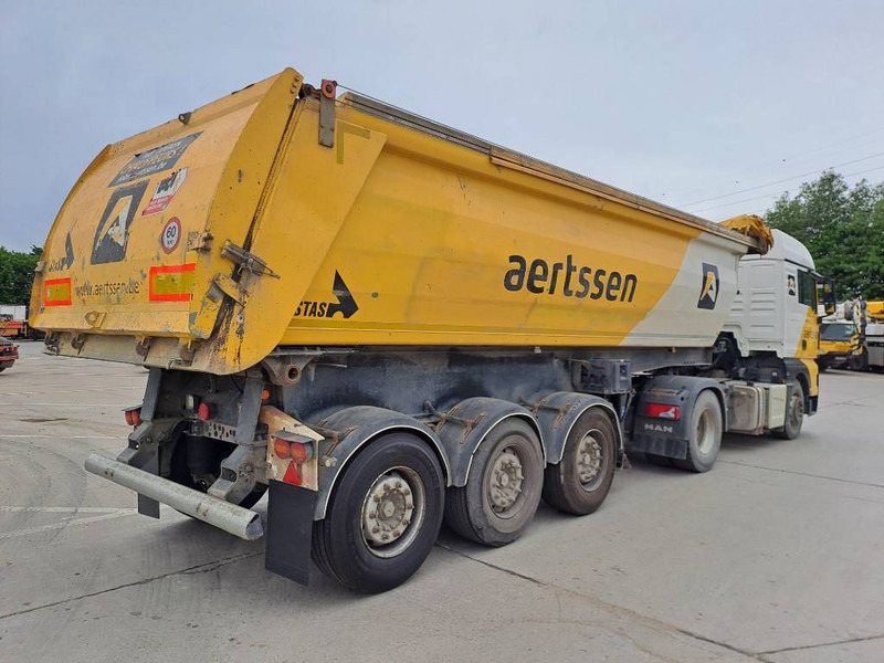 MAN TGX 18.460 + 2013 STAS 3 axle tipper trailer - Nyergesvontató: 5 kép. MAN TGX 18.460 + 2013 STAS 3 axle tipper trailer - Nyergesvontató: 5 kép.