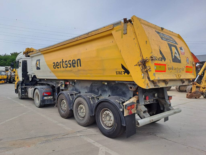MAN TGX 18.460 + 2013 STAS 3 axle tipper trailer - Nyergesvontató: 3 kép. MAN TGX 18.460 + 2013 STAS 3 axle tipper trailer - Nyergesvontató: 3 kép.