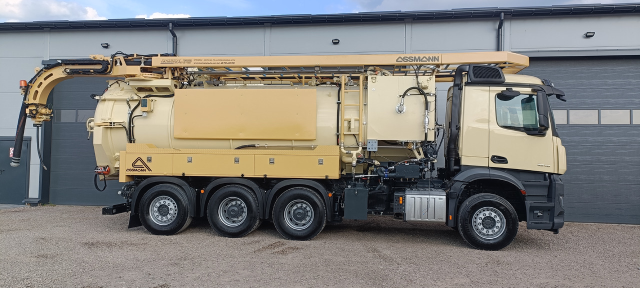 MERCEDES-BENZ AROCS ASSMANN stainless steel recykling - Szippantós autó: 4 kép. MERCEDES-BENZ AROCS ASSMANN stainless steel recykling - Szippantós autó: 4 kép.