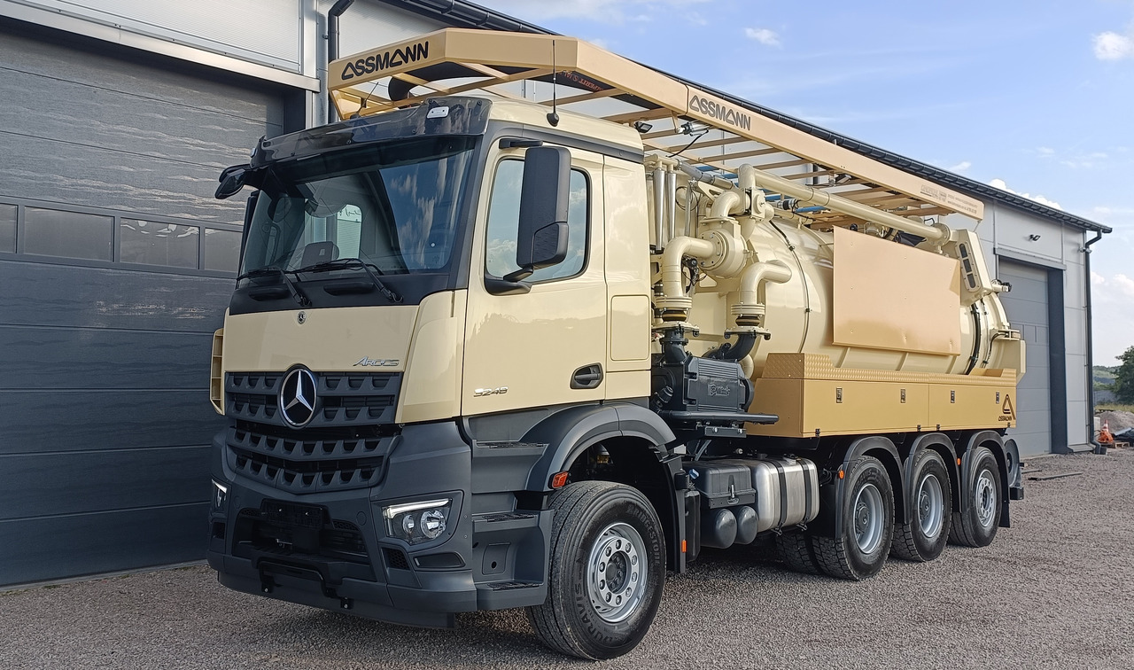 MERCEDES-BENZ AROCS ASSMANN stainless steel recykling - Szippantós autó: 1 kép. MERCEDES-BENZ AROCS ASSMANN stainless steel recykling - Szippantós autó: 1 kép.