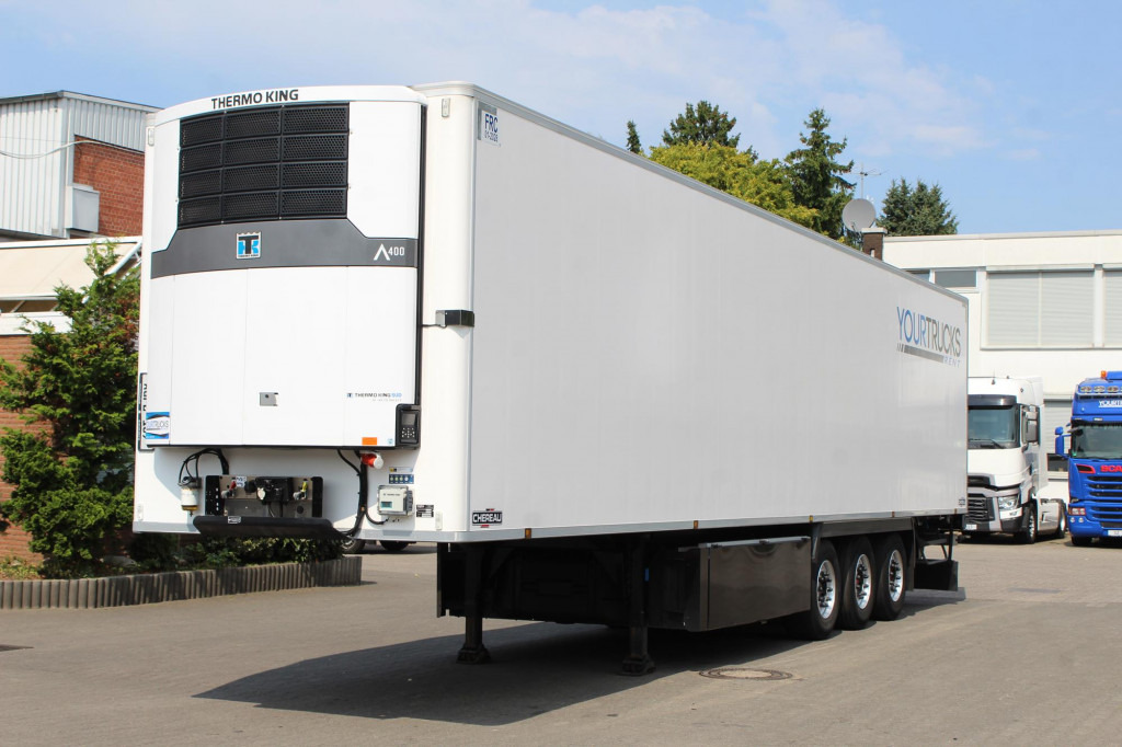 Chereau Thermo King Advancer A400 DS Strom Blumen SAF - Félpótkocsi hűtős: 1 kép. Chereau Thermo King Advancer A400 DS Strom Blumen SAF - Félpótkocsi hűtős: 1 kép.