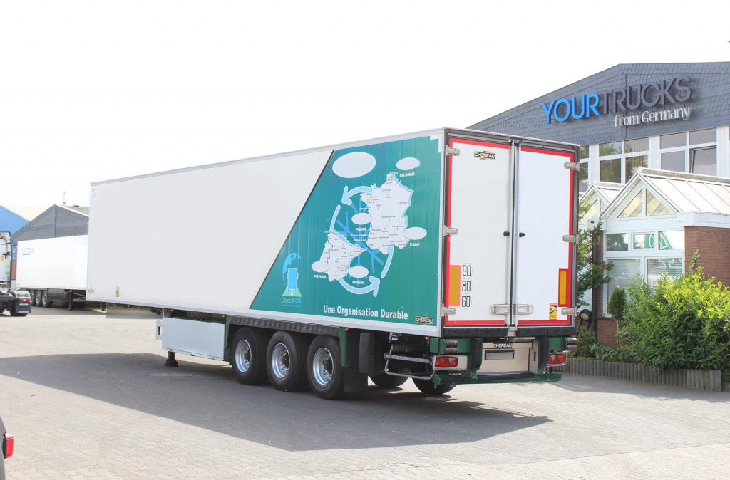 Félpótkocsi hűtős Chereau Thermo King SLXe 200  Fleischer Meat Viande: 12 kép.
