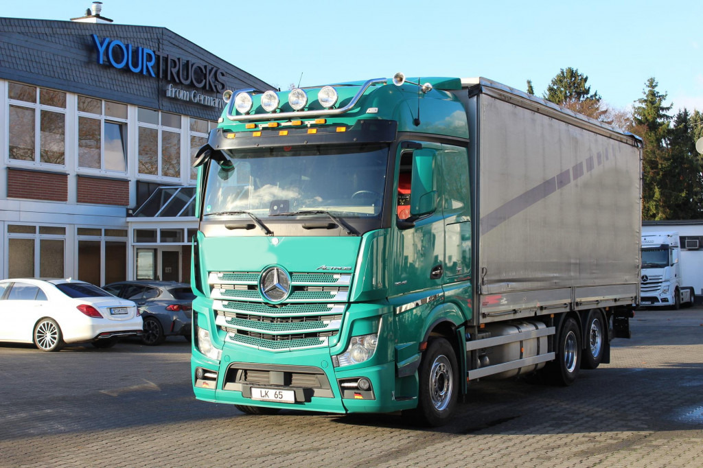 Mercedes-Benz Actros 2545 E6 Plane Retarder LBW ANK Schlafkab - Ponyvás teherautó: 1 kép. Mercedes-Benz Actros 2545 E6 Plane Retarder LBW ANK Schlafkab - Ponyvás teherautó: 1 kép.