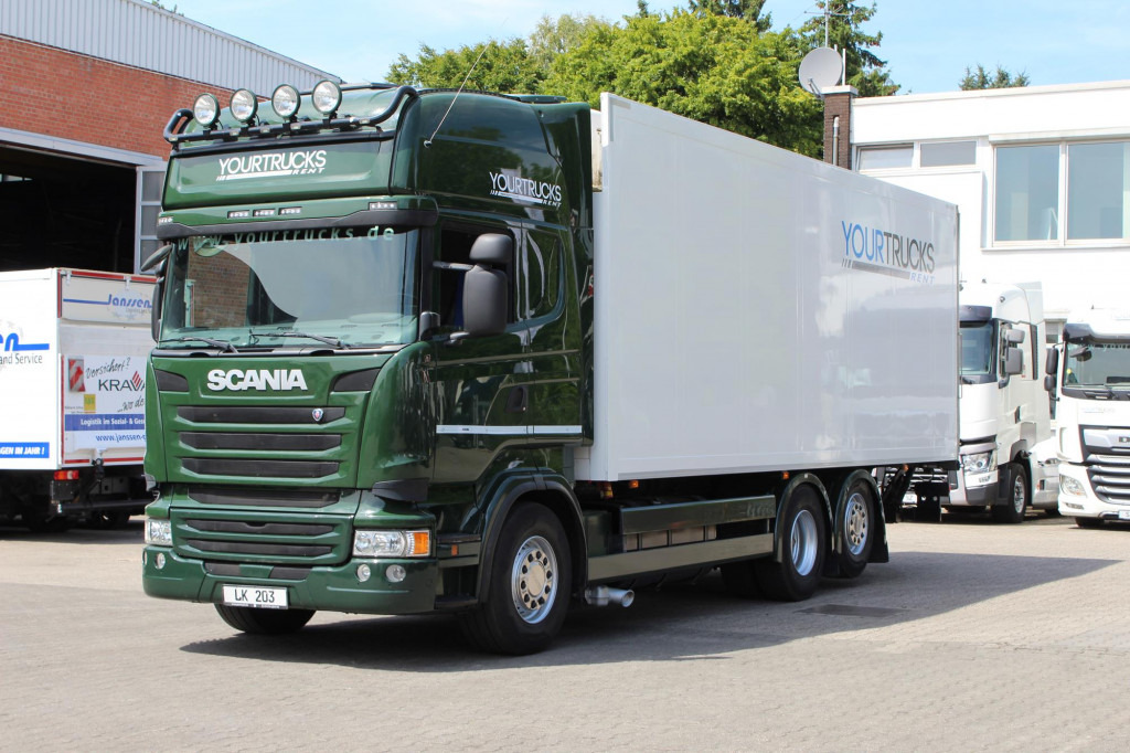 Scania R 450 E6 Topline CS Silent Strom LBW Lenkachse - Hűtős teherautó: 1 kép. Scania R 450 E6 Topline CS Silent Strom LBW Lenkachse - Hűtős teherautó: 1 kép.