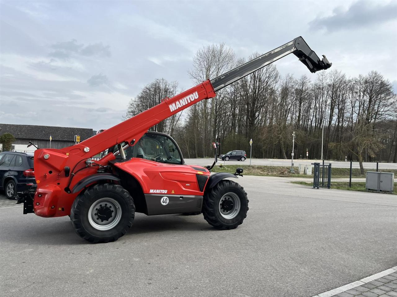 Teleszkópos rakodó Manitou Manitou Teleskoplader MLT 960: 7 kép.