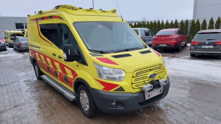 FORD TRANSIT 2,0TDI AMBULANCE KLIMA 12.2018 EURO 6, 3 UNITS - Mentőautó: 1 kép. FORD TRANSIT 2,0TDI AMBULANCE KLIMA 12.2018 EURO 6, 3 UNITS - Mentőautó: 1 kép.