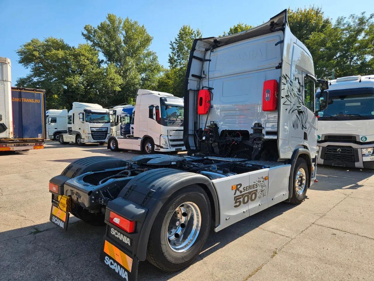 Scania R500 Standard, Standklima, Hydraulics, Full Spoi - Nyergesvontató: 3 kép. Scania R500 Standard, Standklima, Hydraulics, Full Spoi - Nyergesvontató: 3 kép.